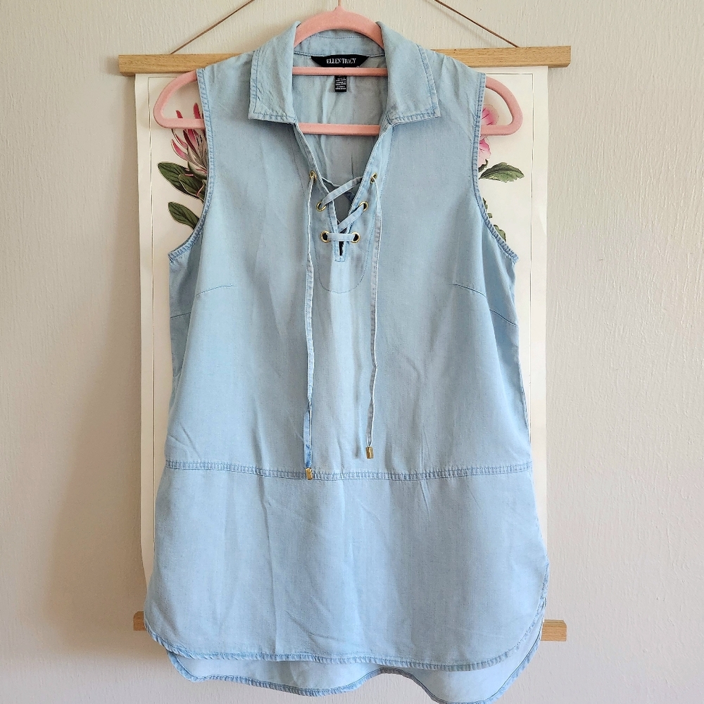 Ellen Tracy Tunic Shirt